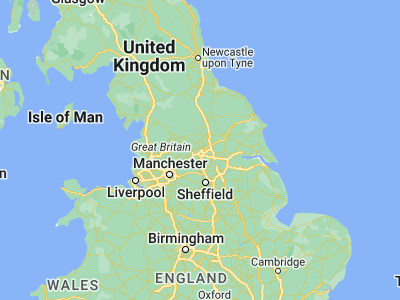Map showing location of Leeds (53.79648, -1.54785)