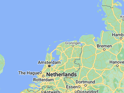 Map showing location of Leeuwarden (53.20139, 5.80859)