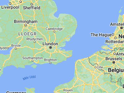 Map showing location of Leigh-on-Sea (51.54297, 0.64905)