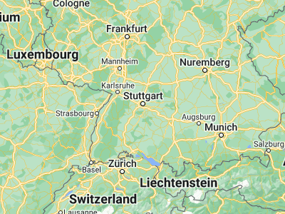 Map showing location of Leinfelden-Echterdingen (48.69406, 9.16809)