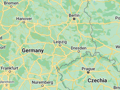 Map showing location of Leipzig (51.33962, 12.37129)