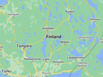 Map showing location of Leivonmäki (61.91667, 26.11667)