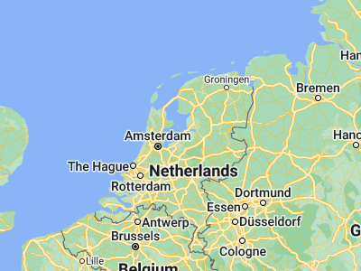 Map showing location of Lelystad (52.50833, 5.475)