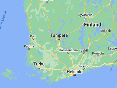 Map showing location of Lempäälä (61.31667, 23.75)