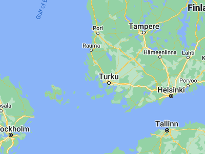 Map showing location of Lemu (60.56667, 21.96667)