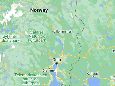 Map showing location of Lena (60.67467, 10.81325)