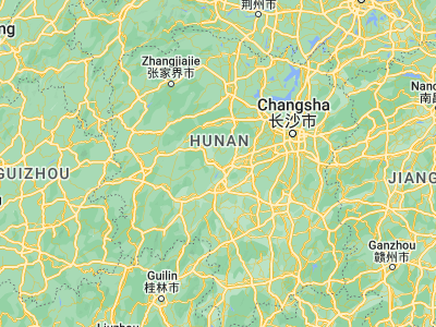 Map showing location of Lengshuijiang (27.68806, 111.42944)