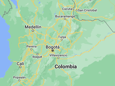 Map showing location of Lenguazaque (5.30711, -73.71152)