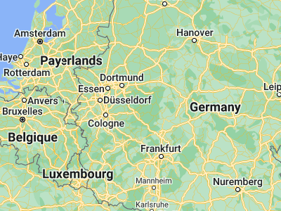 Map showing location of Lennestadt (51.11721, 8.06707)