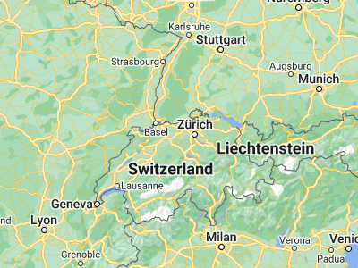 Map showing location of Lenzburg (47.38853, 8.17503)