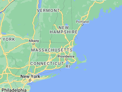 Map showing location of Leominster (42.52509, -71.75979)