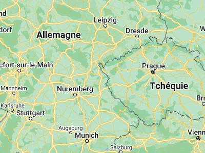 Map showing location of Leonberg (49.94708, 12.2852)