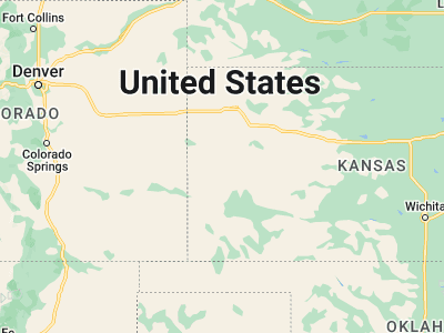 Map showing location of Leoti (38.47974, -101.35877)