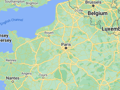 Map showing location of Les Mureaux (48.99173, 1.90972)