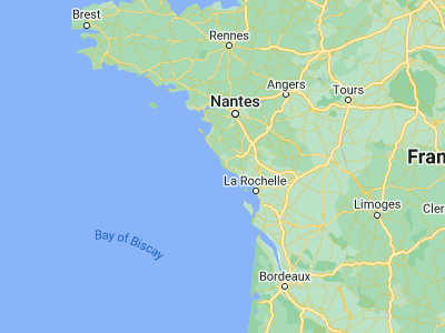 Map showing location of Les Sables-d'Olonne (46.5, -1.78333)