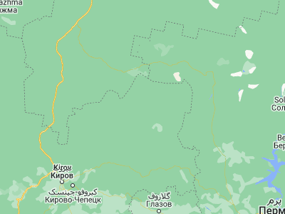 Map showing location of Lesnoy (59.781, 52.12838)