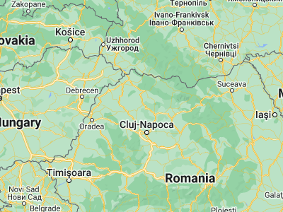 Map showing location of Letca (47.33333, 23.45)