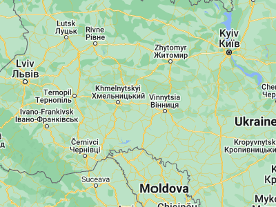 Map showing location of Letychiv (49.38263, 27.63051)