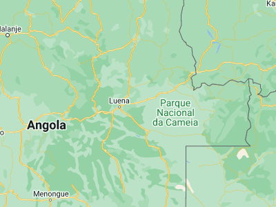 Map showing location of Leúa (-11.65, 20.45)