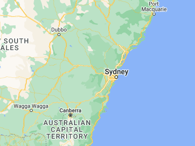 Map showing location of Leura (-33.71667, 150.33333)