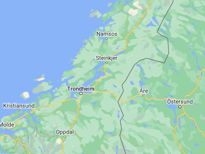 Map showing location of Levanger (63.74644, 11.29963)