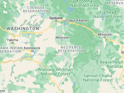 Map showing location of Lewiston (46.41655, -117.01766)