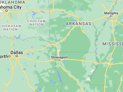 Map showing location of Lewisville (33.35846, -93.57768)