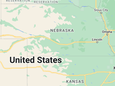 Map showing location of Lexington (40.78084, -99.7415)