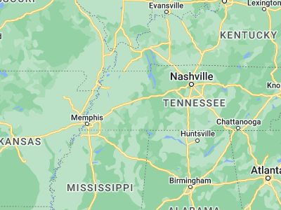 Map showing location of Lexington (35.6509, -88.39338)