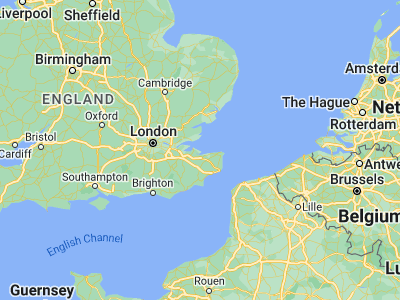 Map showing location of Leysdown-on-Sea (51.3973, 0.92156)