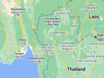 Map showing location of Li (17.8027, 98.95097)