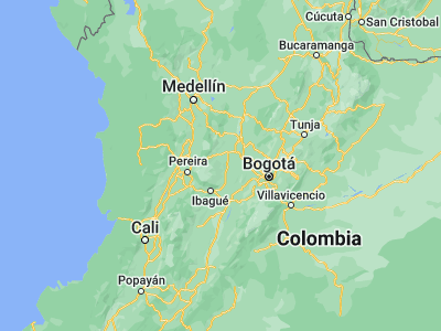 Map showing location of Líbano (4.9218, -75.06232)