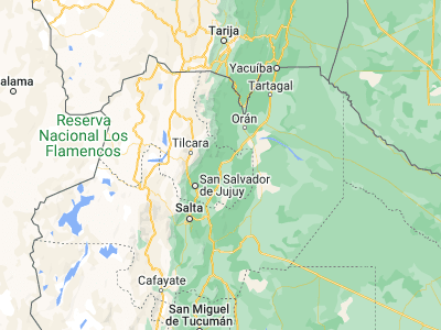 Map showing location of Libertador General San Martín (-23.80644, -64.78757)