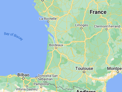 Map showing location of Libourne (44.91667, -0.23333)
