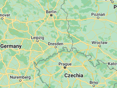 Map showing location of Lichtenberg (51.18333, 13.96667)