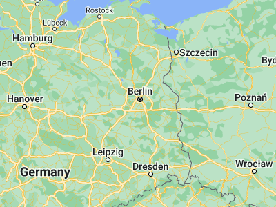 Map showing location of Lichterfelde (52.4333, 13.30762)