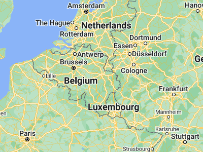 Map showing location of Liège (50.63373, 5.56749)