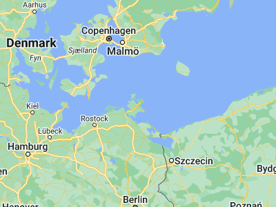 Map showing location of Lietzow (54.48171, 13.50718)