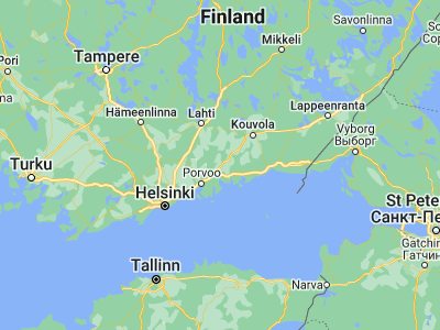 Map showing location of Liljendal (60.56667, 26.05)