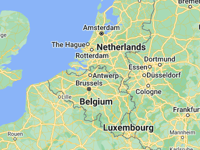 Map showing location of Lille (51.24197, 4.82312)