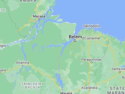Map showing location of Limoeiro do Ajuru (-1.89528, -49.38056)