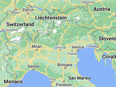 Map showing location of Limone sul Garda (45.8145, 10.79278)