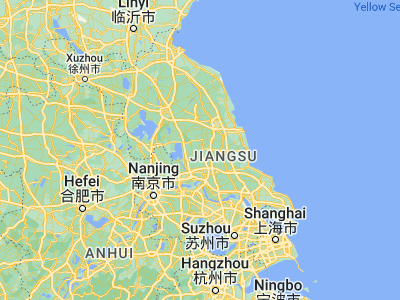 Map showing location of Lincheng (32.88816, 119.83248)