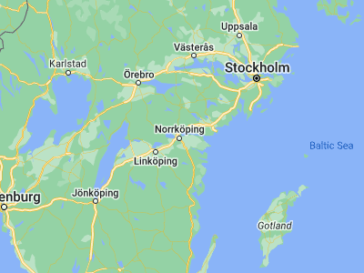 Map showing location of Lindö (58.61667, 16.25)