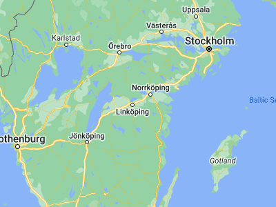 Map showing location of Linghem (58.43333, 15.78333)