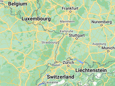 Map showing location of Lingolsheim (48.55752, 7.68253)
