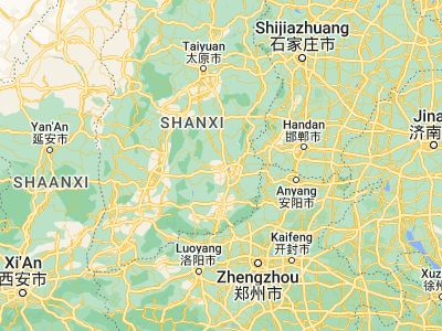 Map showing location of Linjiang (36.3275, 112.88194)