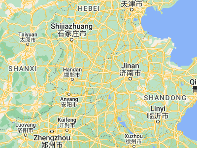 Map showing location of Linqing (36.84556, 115.71167)