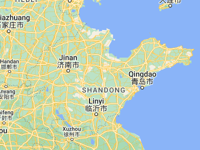 Map showing location of Linqu (36.51556, 118.53972)