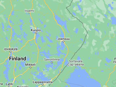 Map showing location of Liperi (62.53333, 29.36667)